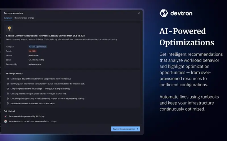 Devtron’s new AI agent optimizes Kubernetes performance and cost so humans don’t have to